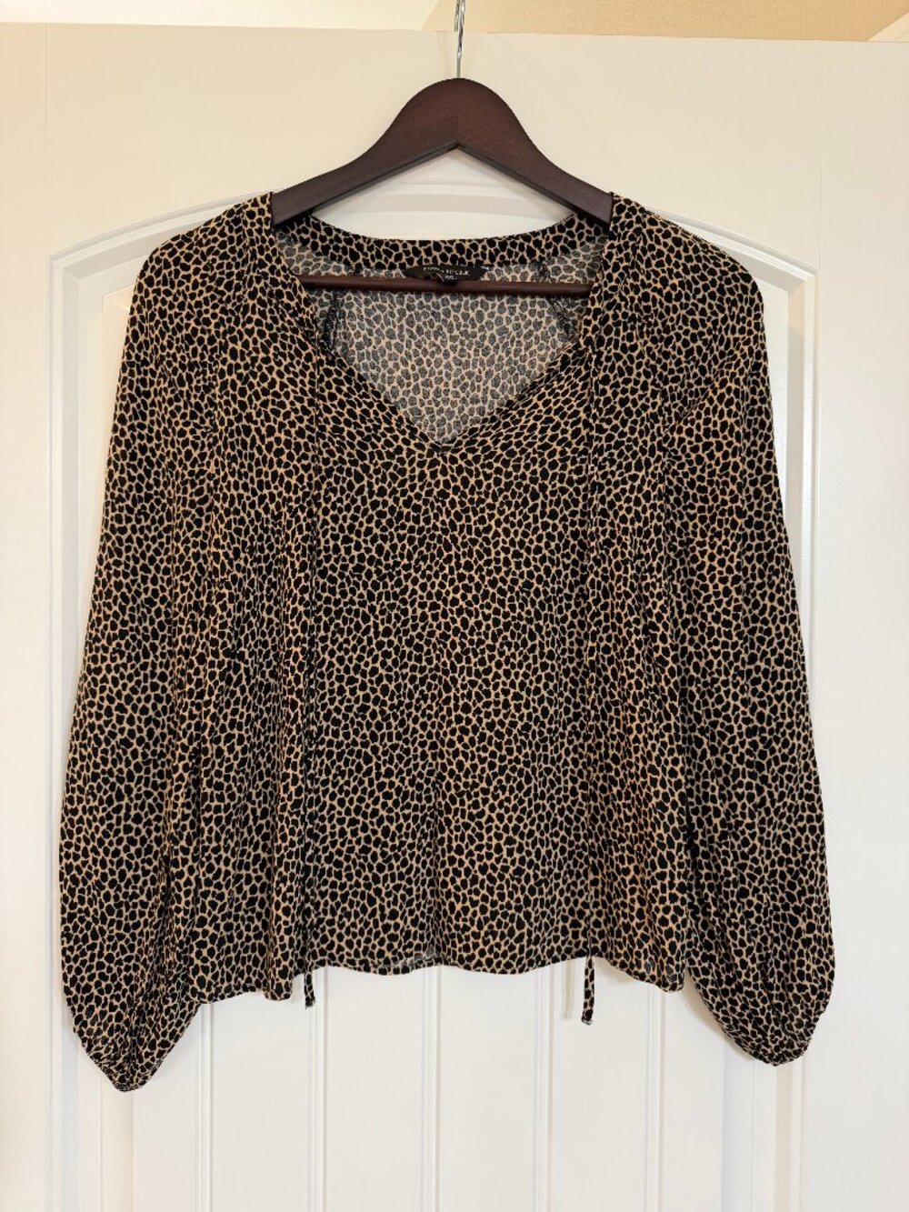 Banana Republic V-Neck Tie Blouse